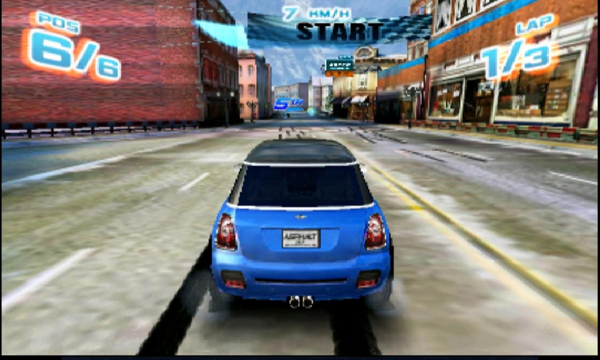 Asphalt 3D Gameplay (Nintendo 3DS) [60 FPS] [1080p] Top Screen