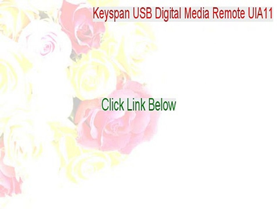 Keyspan USB Digital Media Remote UIA11 (kdmrwxx.sys) Full [Download Now 2015]