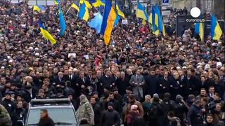 Kiev recuerda a las víctimas de la revolución del Maidán en la Marcha de la Dignidad