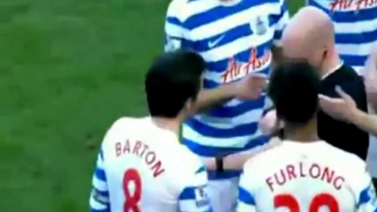 Joey Barton expulsé pour un coup de poing en dessous de la ceinture