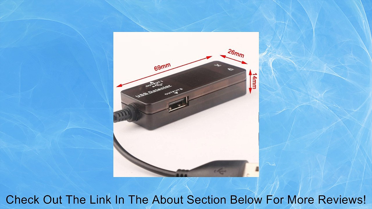 RioRand Dual-USB Output Charging Tester DC 5V/2.1A Digital Ammeter Voltmeter Red/Blue LED Display For IPad/IPhone Review