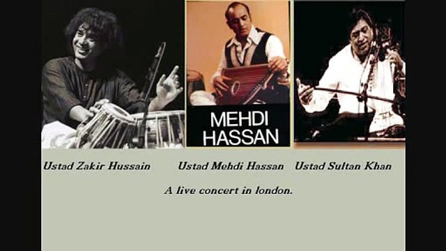Ustad Mehdi hassan ustad zakir khan ang ustad sultan khan sab ,A rajistani song KESARIYA BALAM