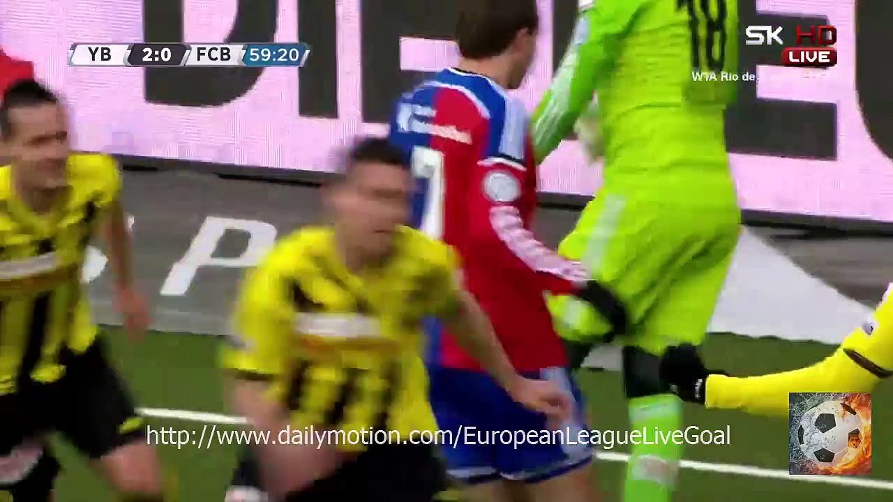 Milan Gajic 3:0 | Young Boys - Basel 22.02.2015 HD