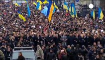 In Kiew gedenken Tausende der Opfer vom Maidan-Aufstand