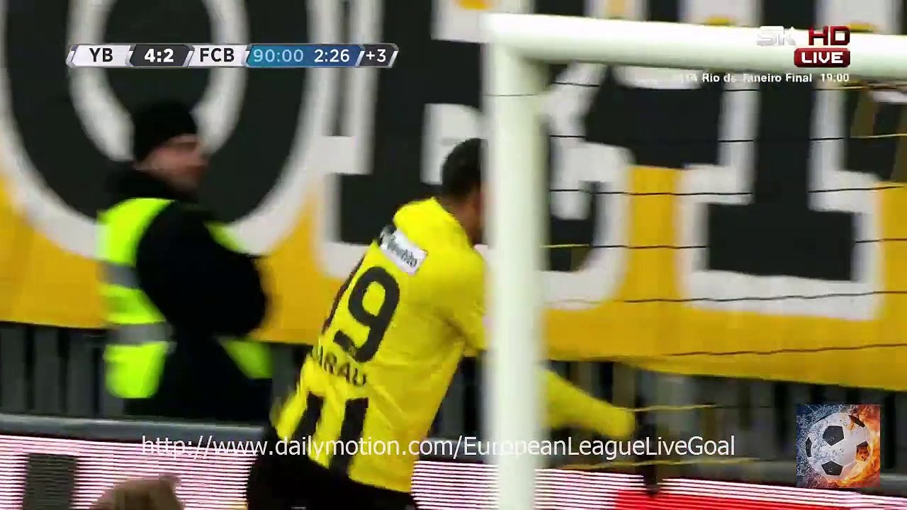 Guillaume Hoarau 4:2 | Young Boys - Basel 22.02.2015 HD