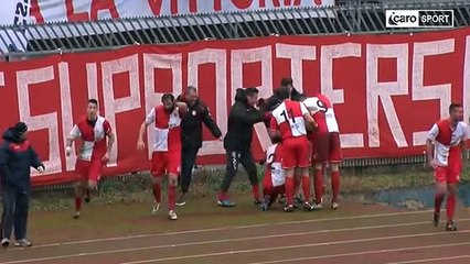 Icaro Sport. Rimini-Mezzolara 2-0, la doppietta di Pera e il rigore parato da Dini