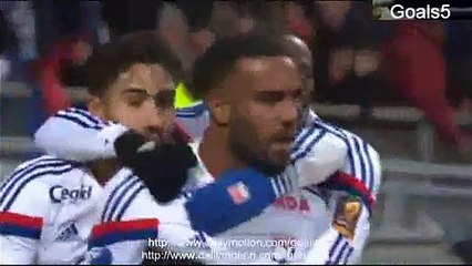 Fekir N Goal Lyon 1 - 0 Nantes Ligue 1 22-2-2015