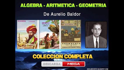 algebra aritmetica geometria de baldor - descargar gratis