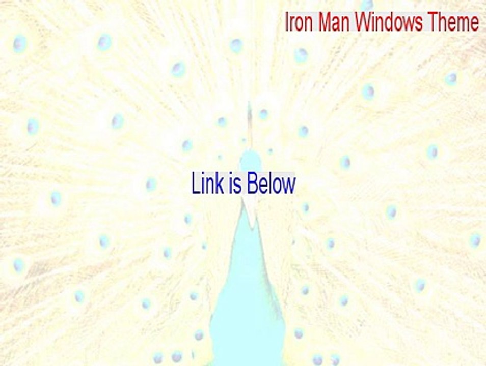 Iron Man Windows Theme Key Gen - iron man theme windows 8 (2015)