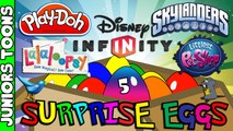 Opening Cartoon Surprise Eggs #5 | Play-Doh, Disney Infinity, Lalaloopsy, Skylanders, LPS