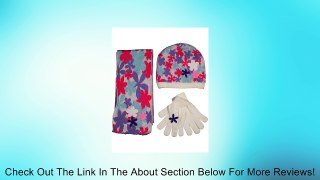 Fashion Cuties - Little Girls' Hat Scarf and Glove Set Fits 4-6X Review