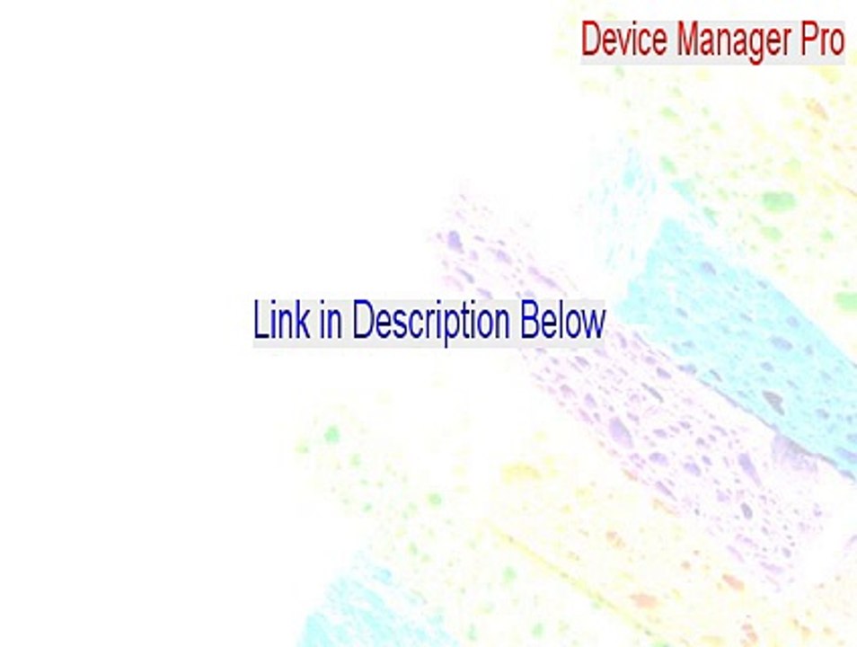 Device Manager Pro Download (Instant Download 2015)