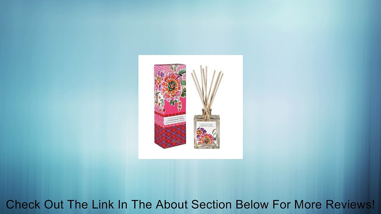 FRAGONARD - JARDIN DE FRAGONARD Laurier Rose Cedre Scented Home Diffuser Review