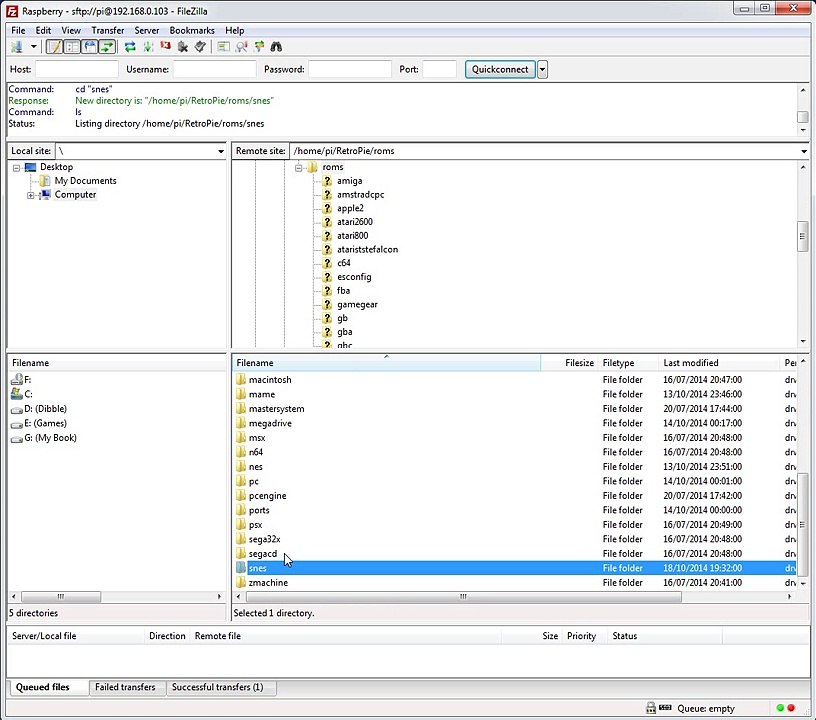 RetroPie: Directories and config files