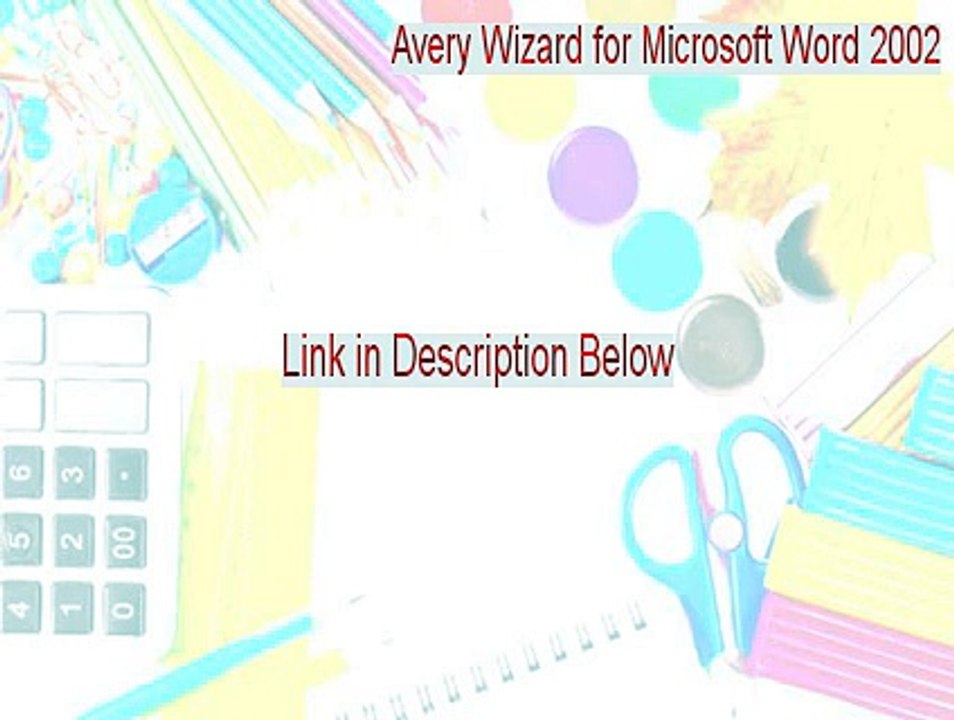 Avery Wizard for Microsoft Word 2002 Full [Avery Wizard for Microsoft Word 2002avery wizard microsoft word 2002]