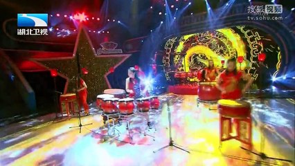 20150223 我爱我的祖国 我爱我的祖国20150222 靓丽鼓王击水奏乐震撼全场