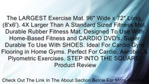 The LARGEST Exercise Mat. 96