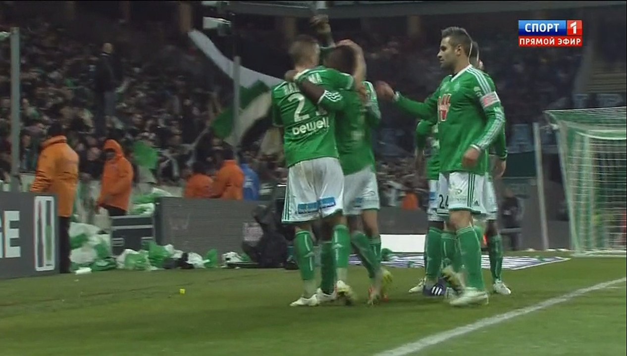 Goal Gradel M. (Penalty) - St Etienne 1 - 0 Marseille - Ligue 1 - 22/02/2015