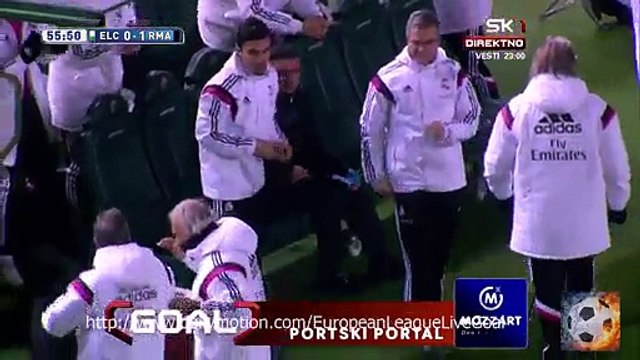 Goal Benzema K. - Elche 0 - 1 Real Madrid - Primera Division - 22/02/2015