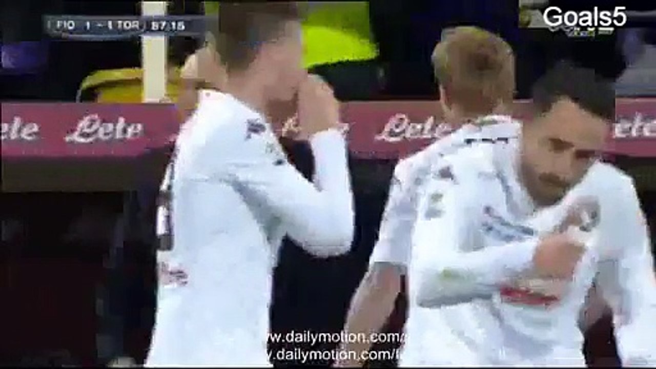 Giuseppe Vives Goal Fiorentina 1 - 1 Torino Serie A 22-2-2015