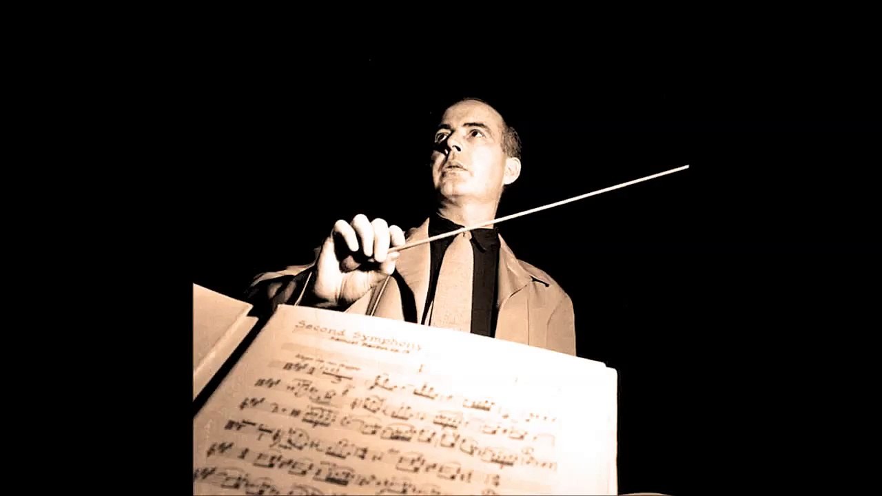 BARBER Symphony No.2 @ rehearsal - BSO, S.Barber, 1951 *remaster* [HQ]