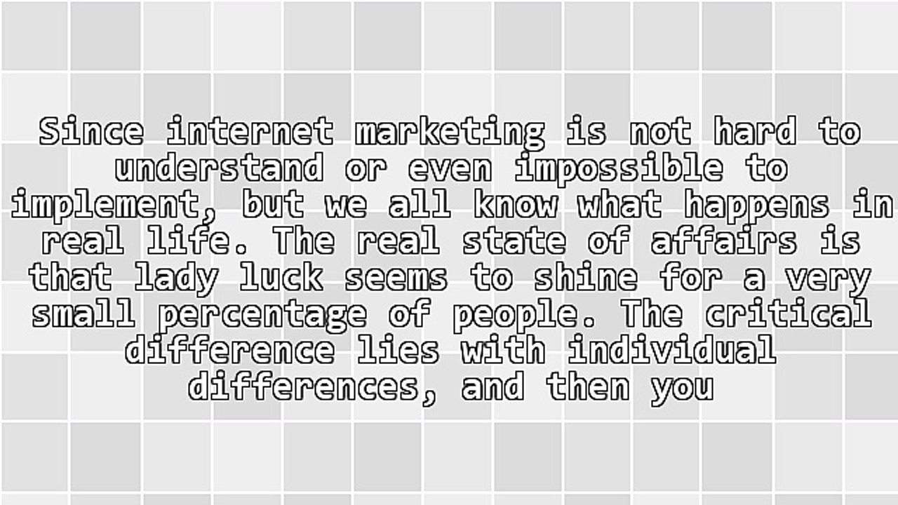 Internet Marketing Basics For Newbies And The Clueless