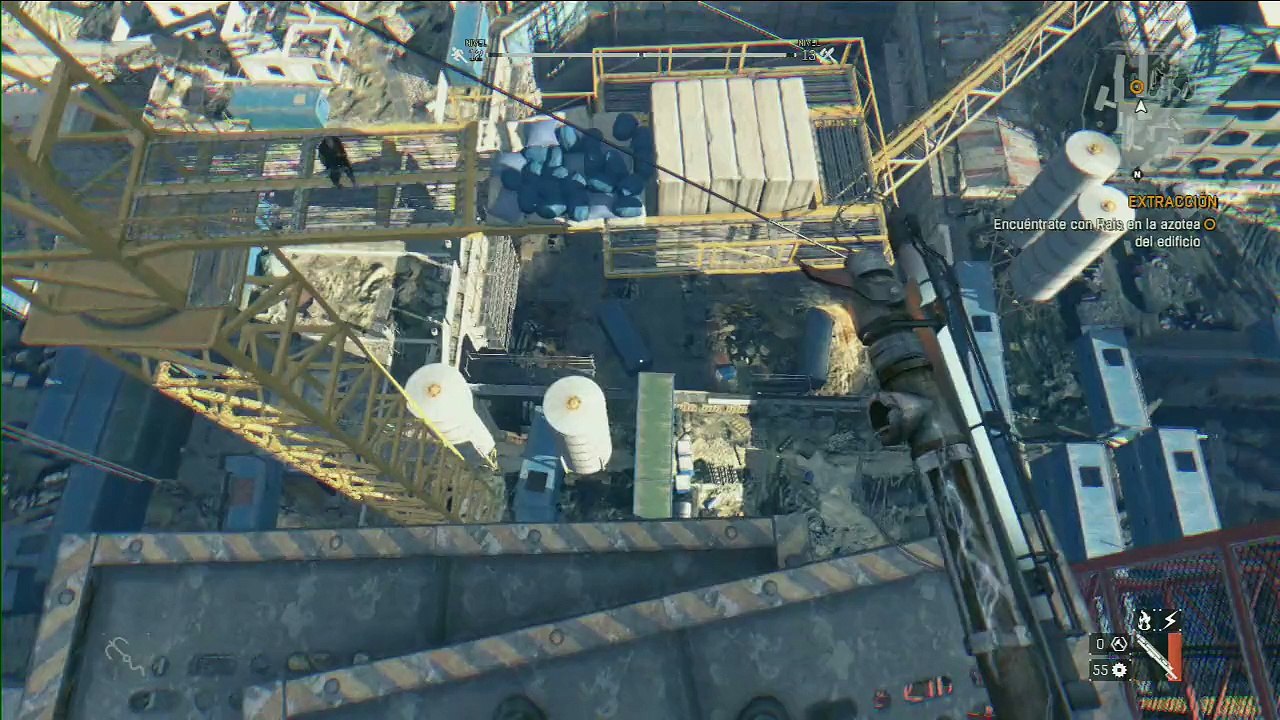 Dying light , Edificio infestado de Zombis, parte 53