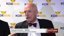 Janusz Korwin-Mikke - Kandydat na Prezydenta RP odwiedził Poznań / Puls Dnia 21.02.2015