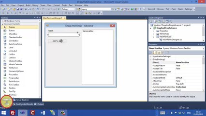 C# میں ListBox میں Drag and Drop شامل کرنے کا طریقہ (اردو) - ویڈیو 4