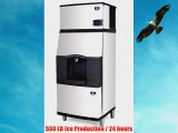Manitowoc ID-0502A-SPA-310 530 Lb Air-Cooled Full Cube Ice Machine w/ SPA-310 Hotel Dispenser