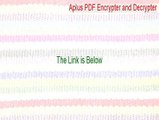 Aplus PDF Encrypter and Decrypter Download Free (Aplus PDF Encrypter and Decrypter 2015)