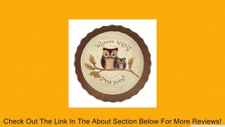 Crimson Hollow Owl Pie Plate By Grasslands Road Review