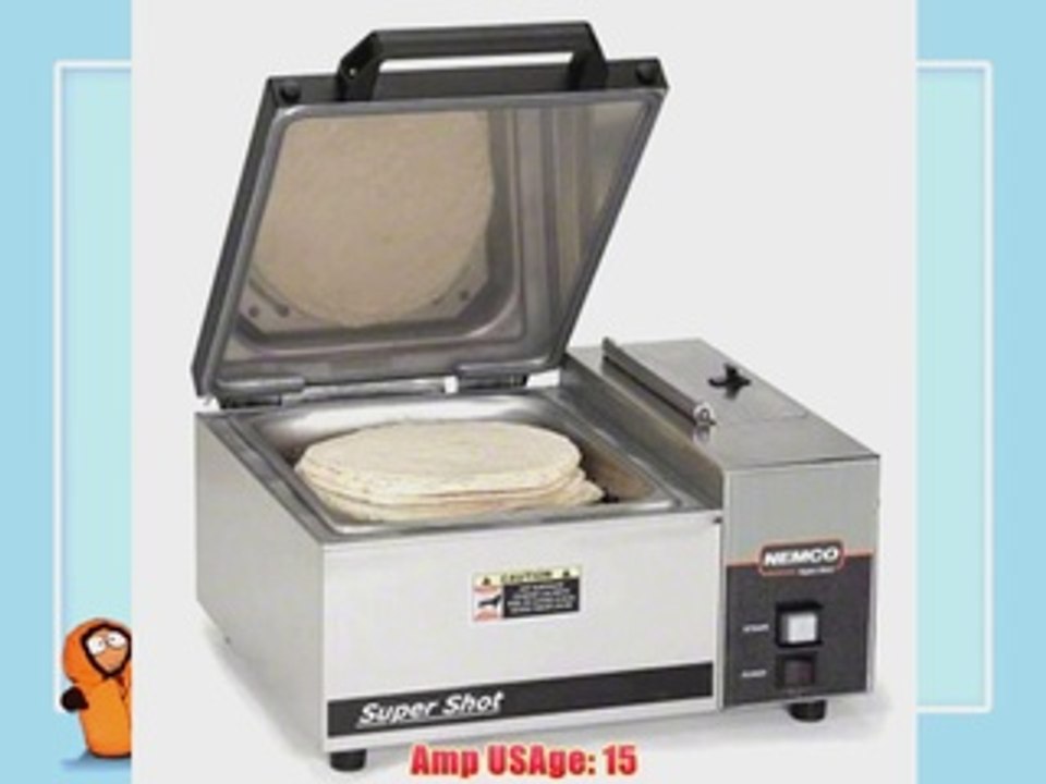 Nemco 6600 1/2 Pan Electric Supershot Countertop Steamer