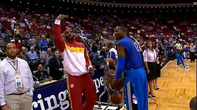 LeBron James and Dwight Howard Half-Court Contest