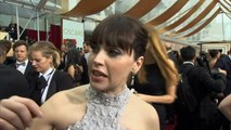 Oscars: Felicity Jones rocks huge gown on the red carpet