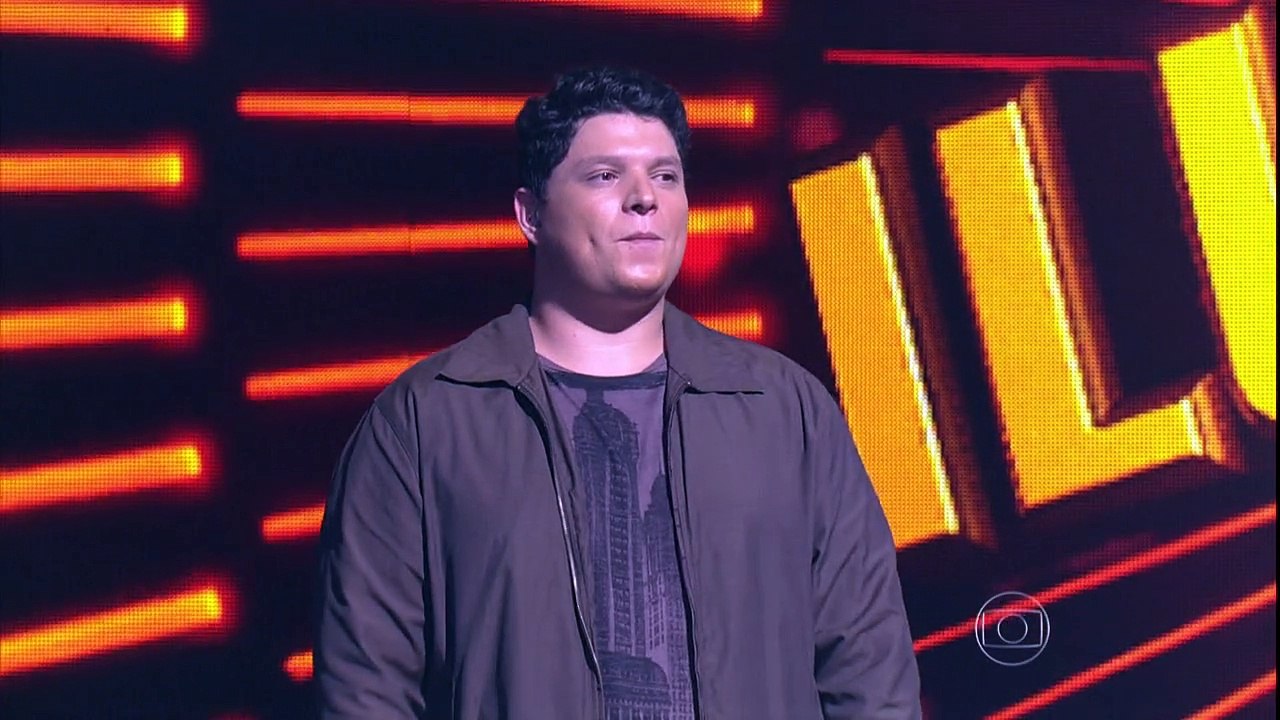 OS ILUMINADOS - 5ª rodada com 3 cantores na disputa - Domingão do Faustão 22-02-2015