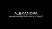 Alexandra - Significado del Nombre Alexandra