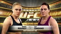 UFC 184: Ronda Rousey vs. Cat Zingano - Women's Bantamweight Title Match - CPU Prediction