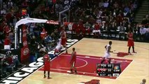 Nate Robinson's BIG dunk down the middle!