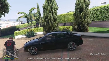Shitty son and porno daughter and mystery car (GTA V WalkThrough  #10)