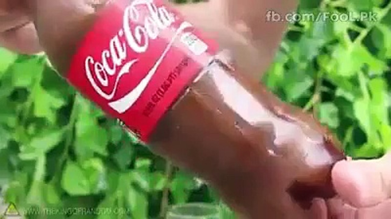 Learn How to Freeze Your Coke Or Any Bottle ! Simple and Cool Trick !