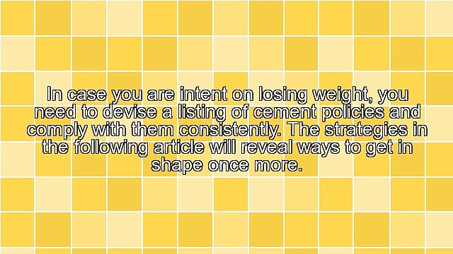 If You Want To Shed Weight, These Guidelines Will Assist