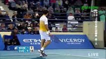Novak Djokovic vs Stanislas Wawrinka Mubudala World Championships SF 2.1.2015