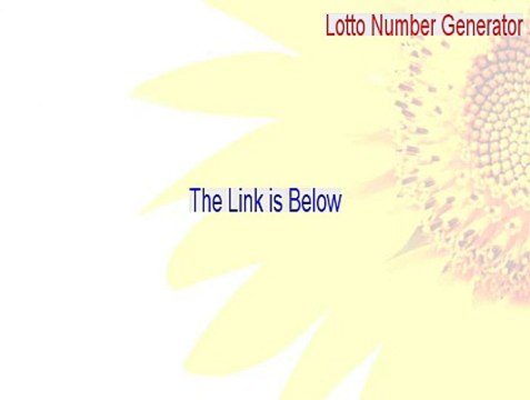 Lotto Number Generator Cracked (lotto number generator canada 2015)