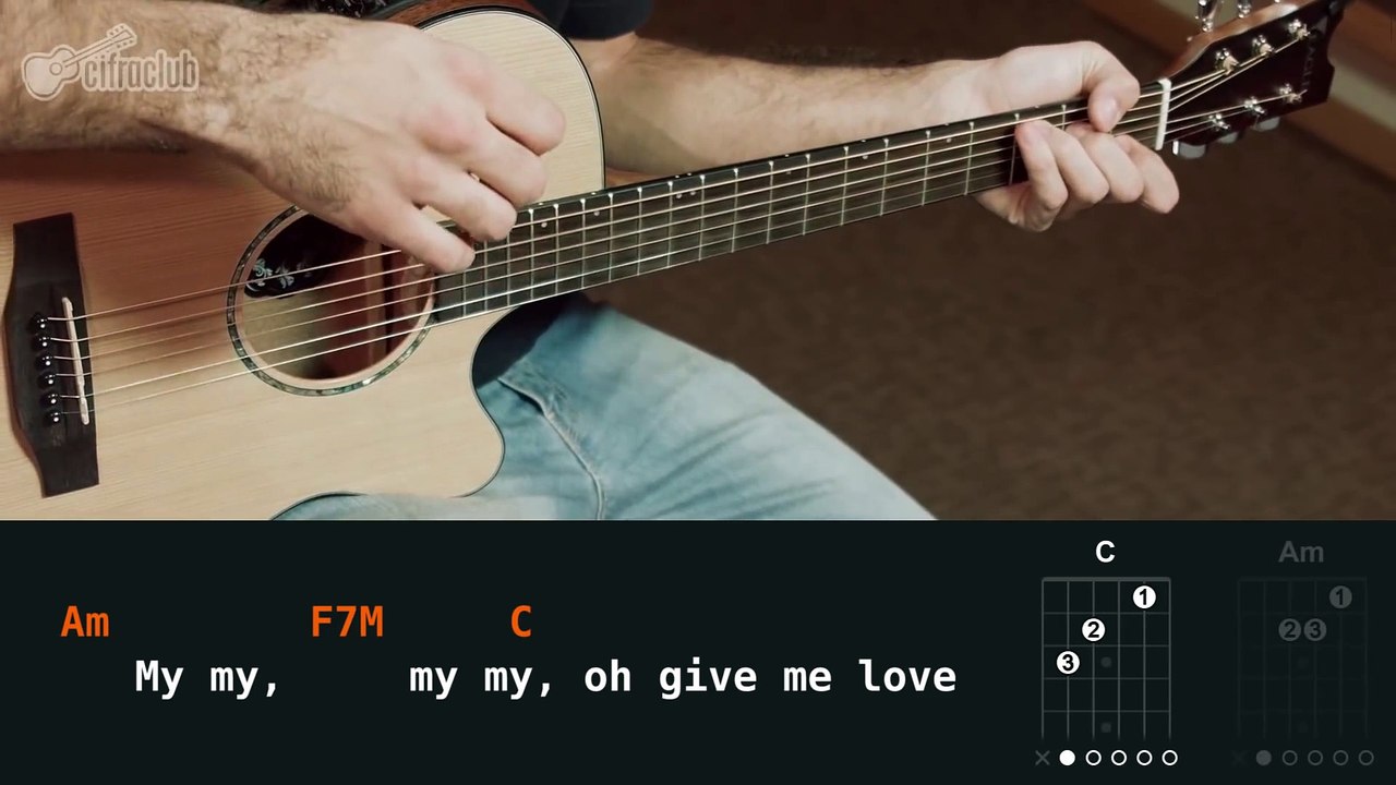 Give Me Love - Ed Sheeran (simplified guitar lesson - aula de violão simplificada)