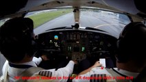IFR flight in real time - cockpit video with ATC!
