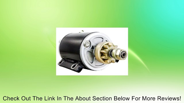 STARTER MOTOR 71-88 EVINRUDE E40TEL E50 E50BE E50BEL MGD4113 18-5630 SM11229 Review