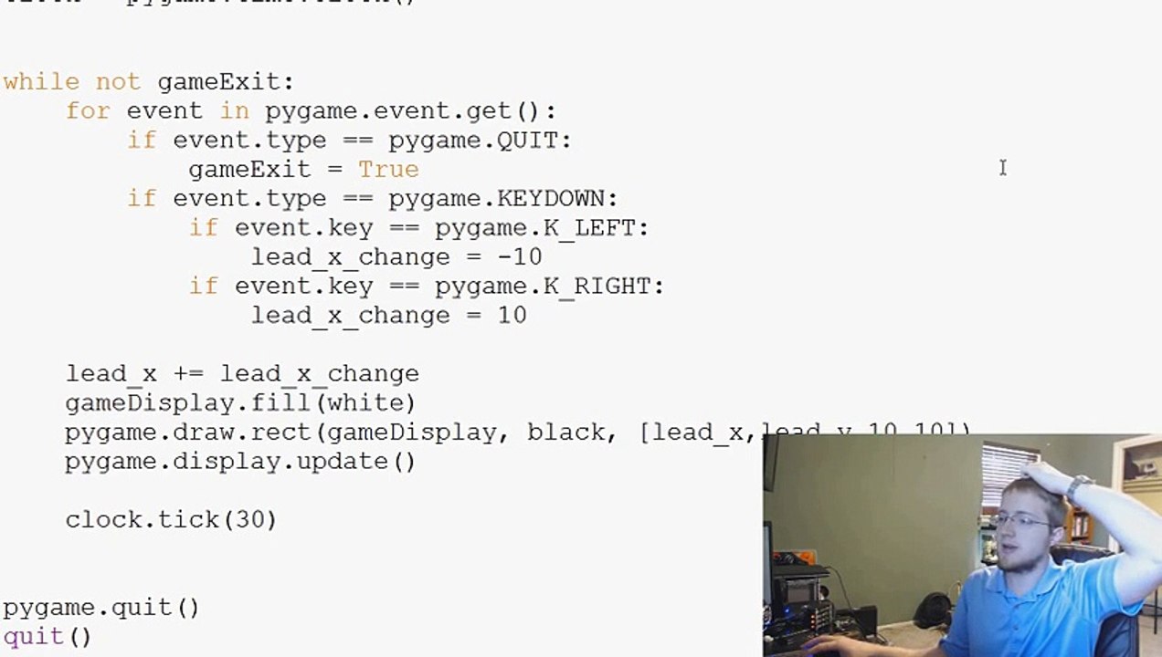 ---Pygame (Python Game Development) Tutorial - 10 - More User Control
