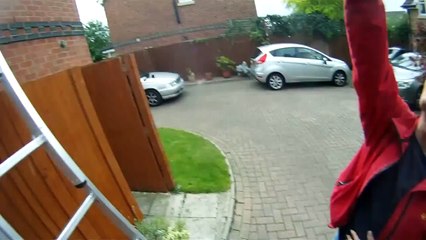 GoPro rescue - Pigeon hanging by the beak