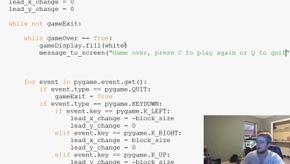---Pygame (Python Game Development) Tutorial - 15 - Game Over Functionality